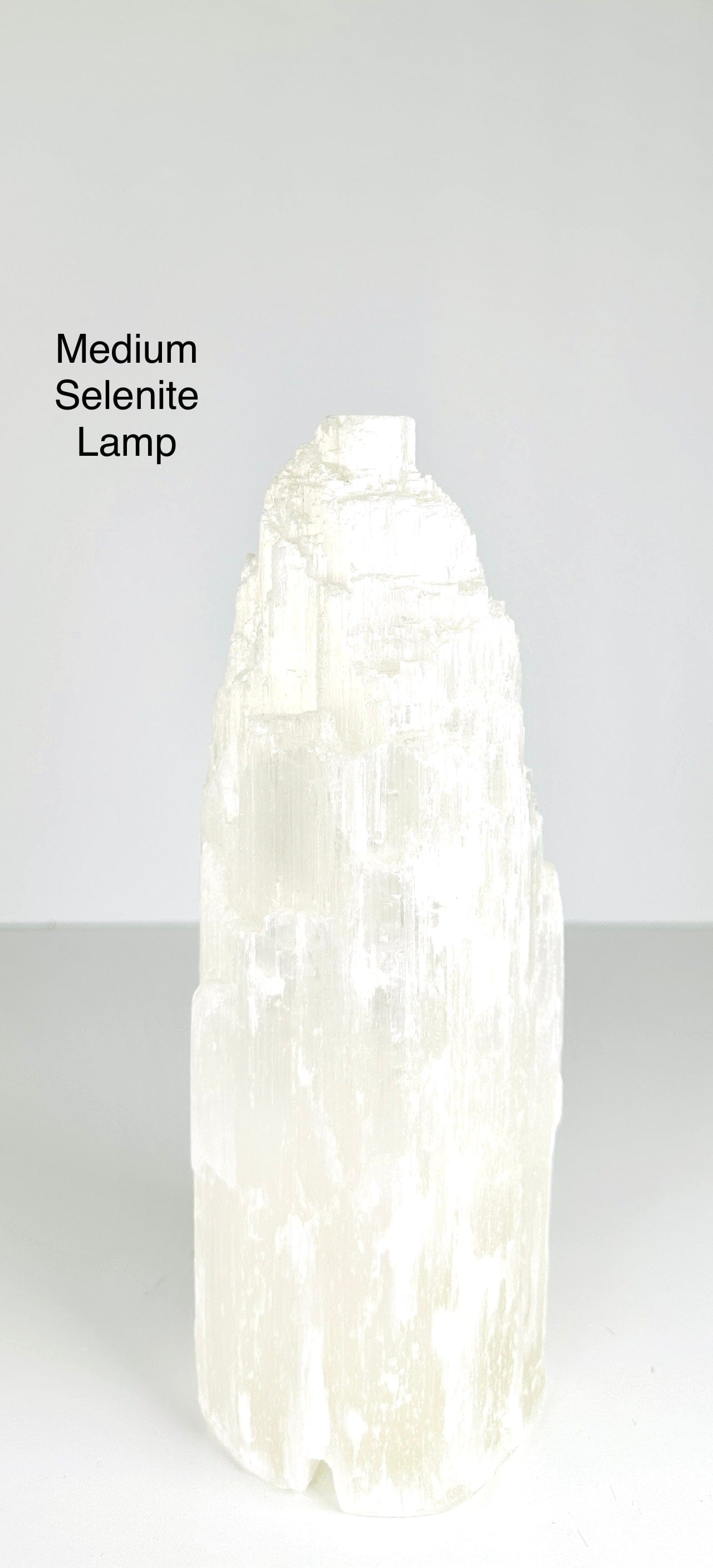 Giant Natural Selenite Lamp