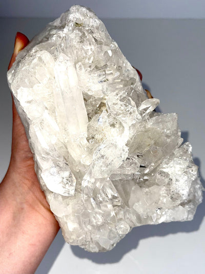Clear Crystal Quartz Cluster